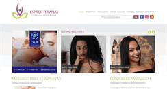 Desktop Screenshot of espacoterapias.com.br